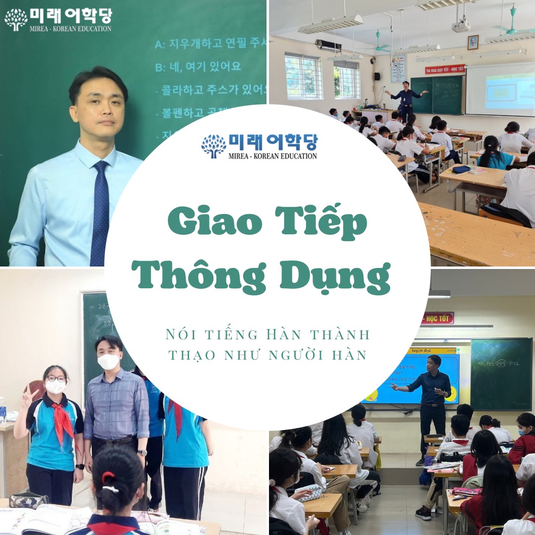 KHOÁ HỌC  GIAO TIẾP TIẾNG HÀN THÔNG DỤNG